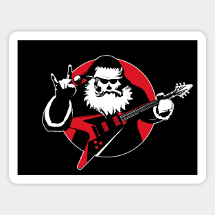 Heavy Metal Santa Claus Magnet